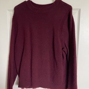 Burgundy sweater
